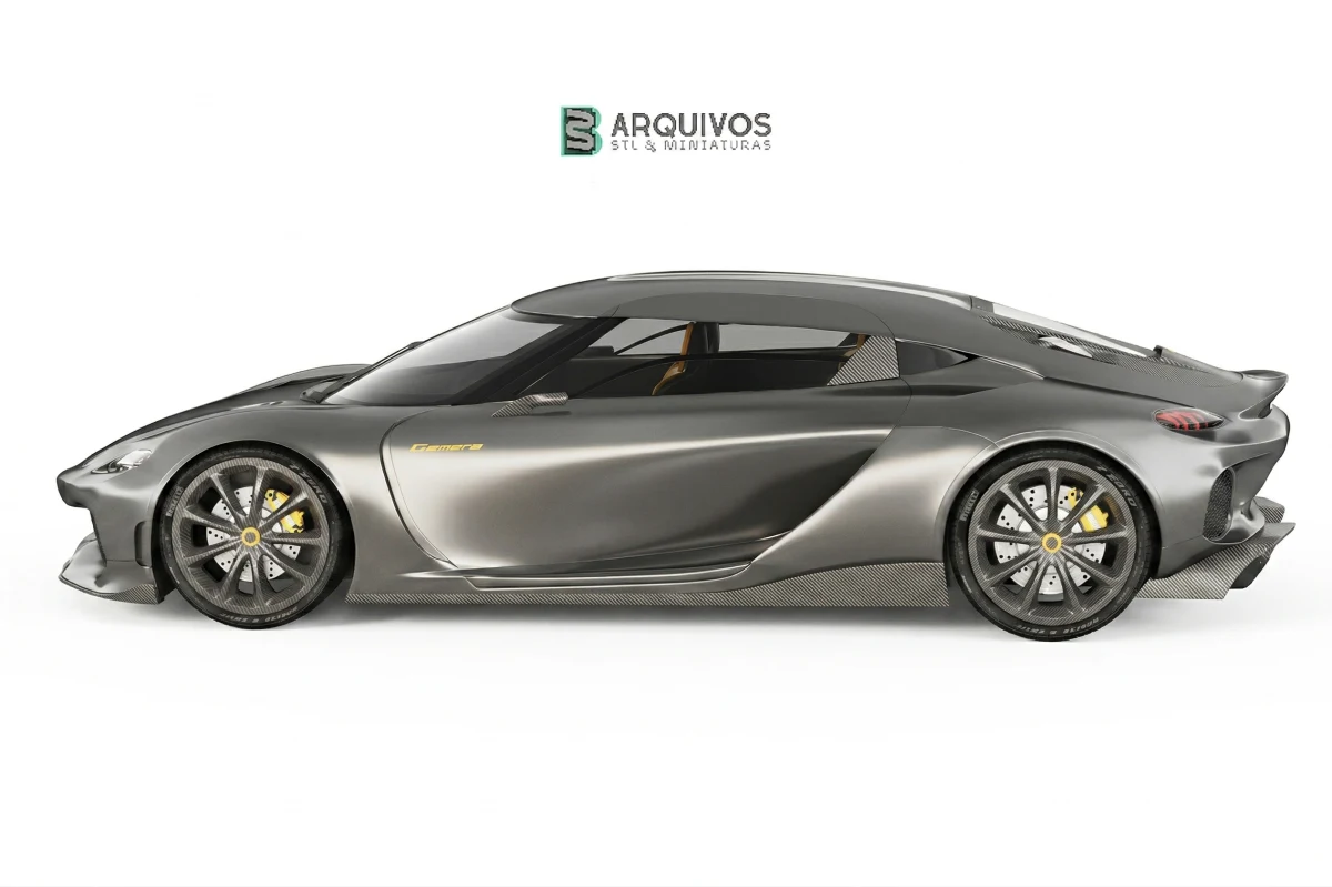 Modelo 3D STL - Koenigsegg Gemera 2021 — foto 5